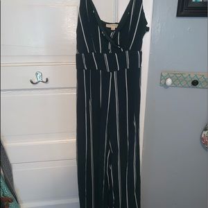 V- neck jumpsuit
